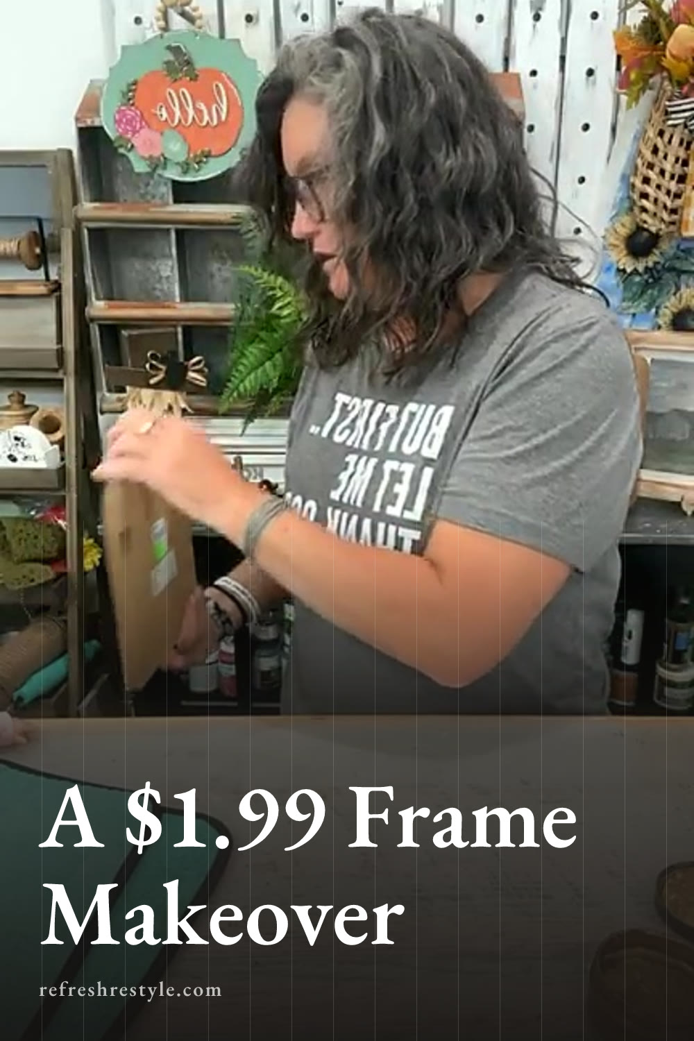 Chalk Couture Chalk Paste Thrift Store Frame Makeover