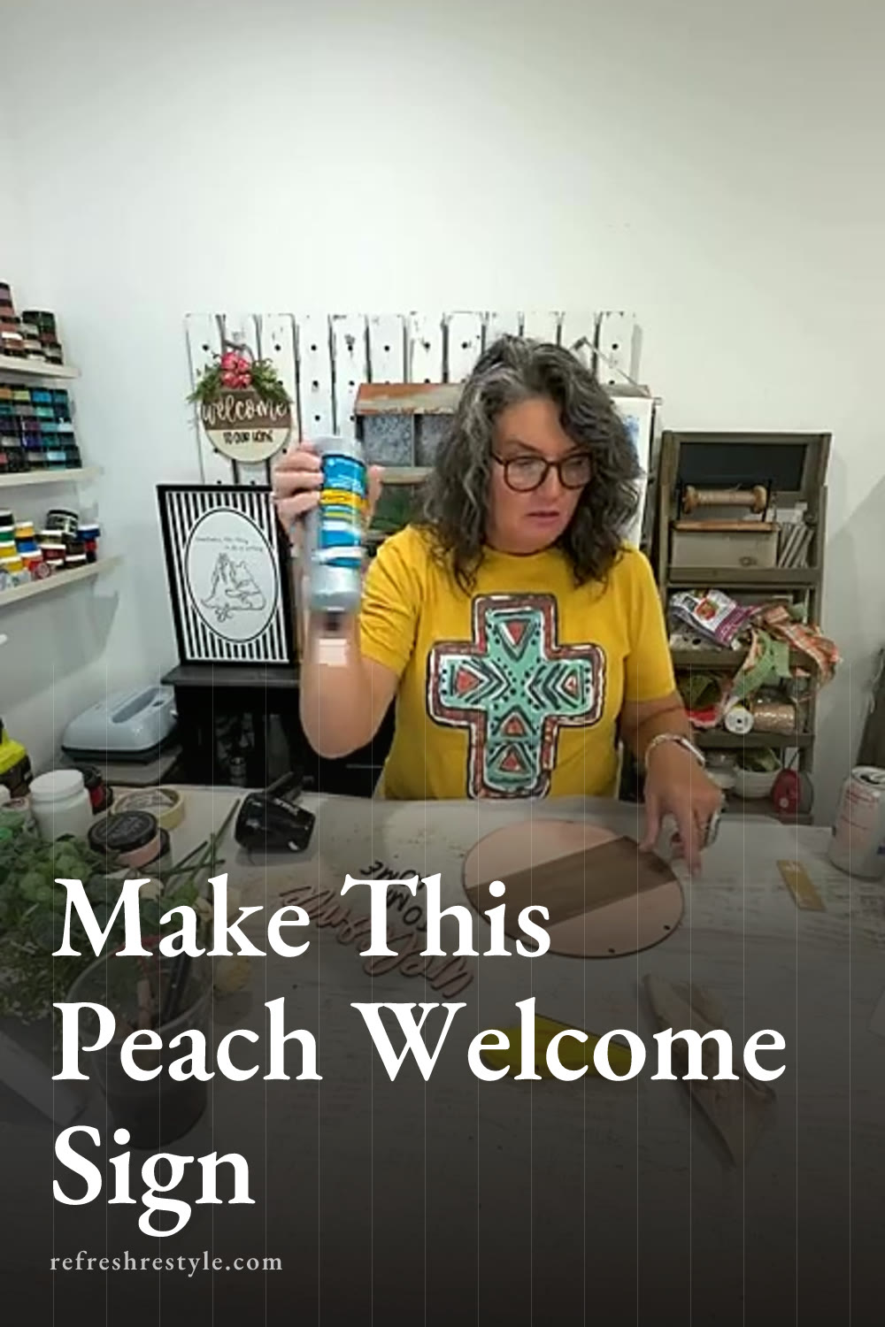 Chalk Couture Chalk Paste Welcome Sign