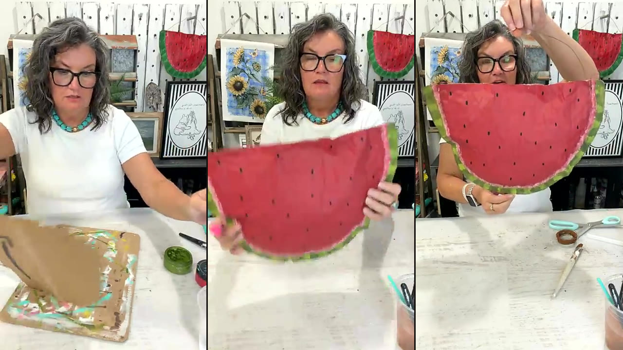 Chalk Couture Chalkology Paste Watermelon Craft