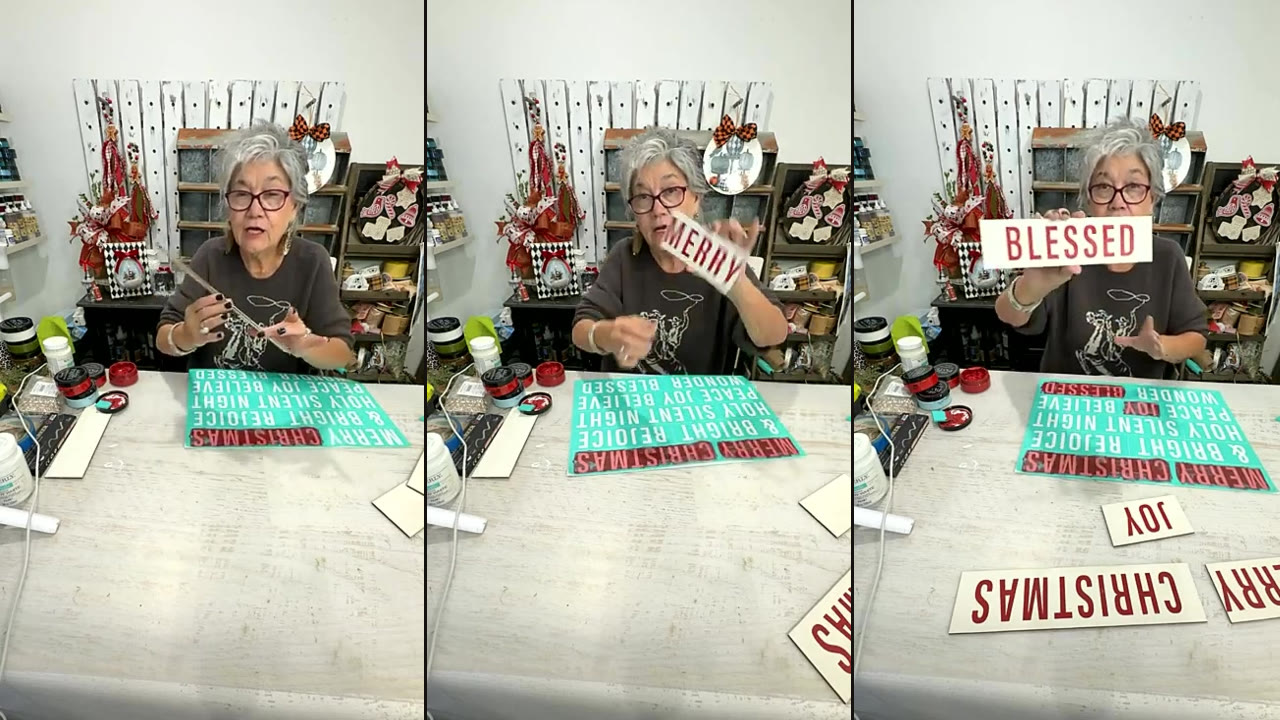 Chalk Couture Christmas Letter Board DIY
