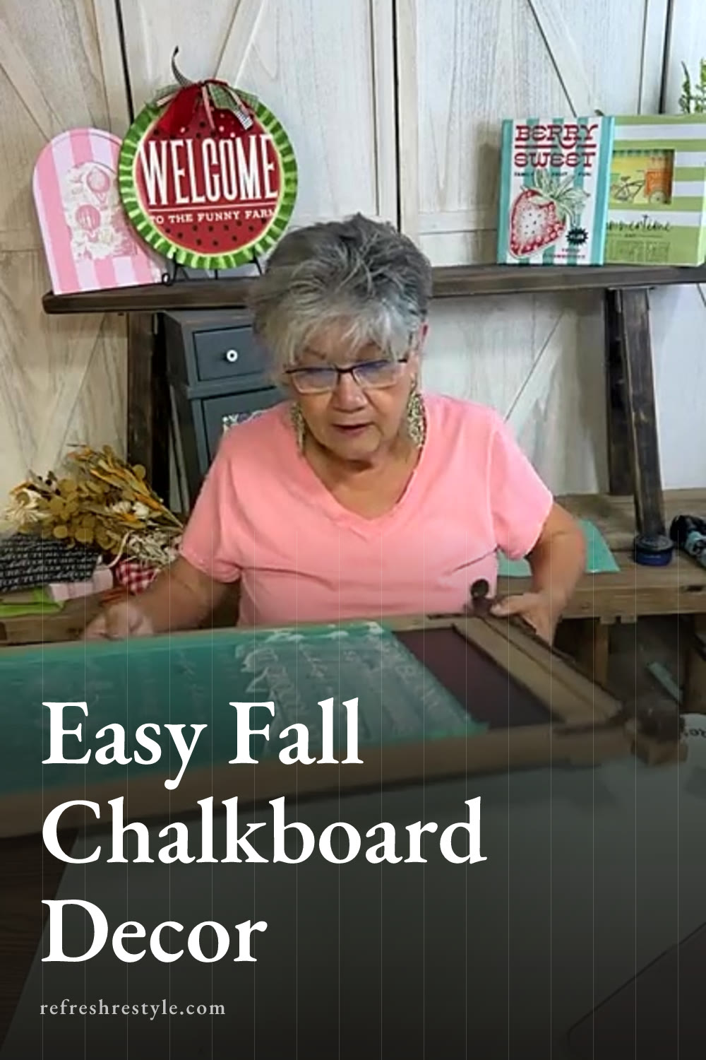 Chalk Couture Fall Chalkboard Decor