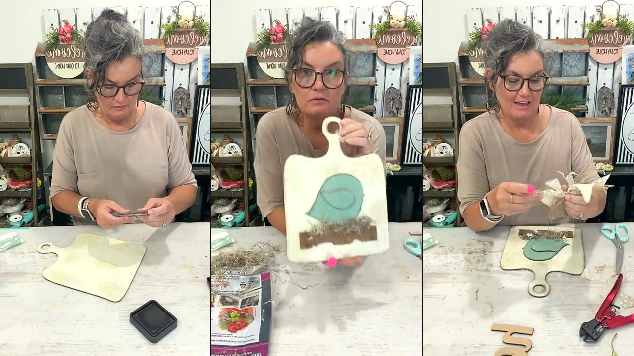 Chalk Couture Transfer Whimsical Bird Decor