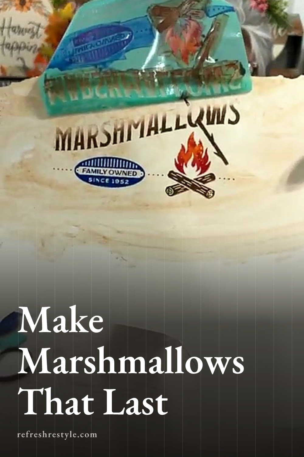 Chalk Couture Transfers for a Vintage Marshmallow Can