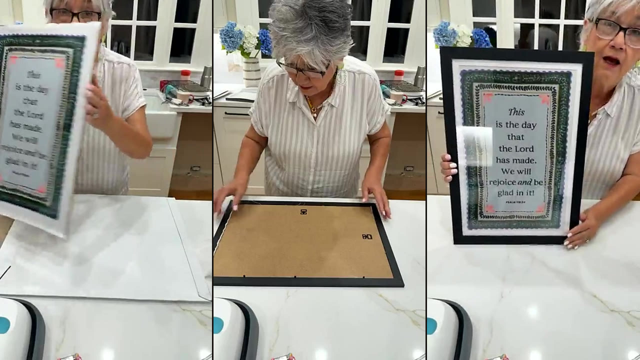 How to Make Framed Heat Transfer Art