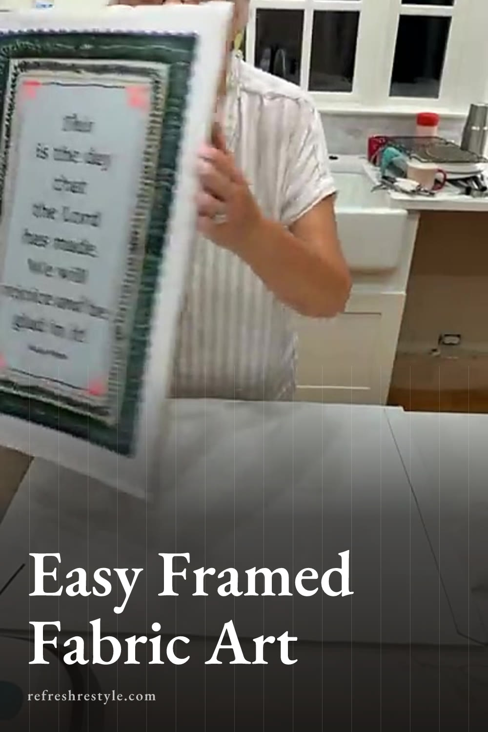 How to Make Framed Heat Transfer Art