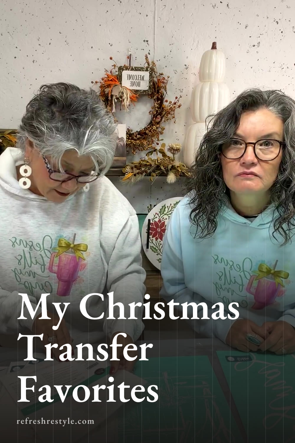 Chalk Couture Christmas Transfers in My New Collection