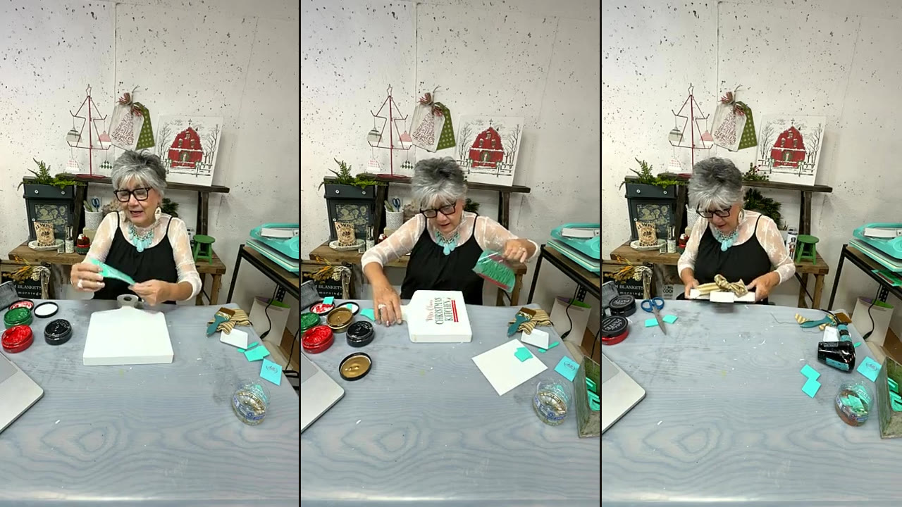 Chalk Couture Christmas Kitchen Sign Makeover