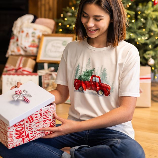 Christmas Truck Heat Transfer