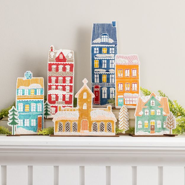 Christmas Village All in One Slimcut & Transfer Bundle