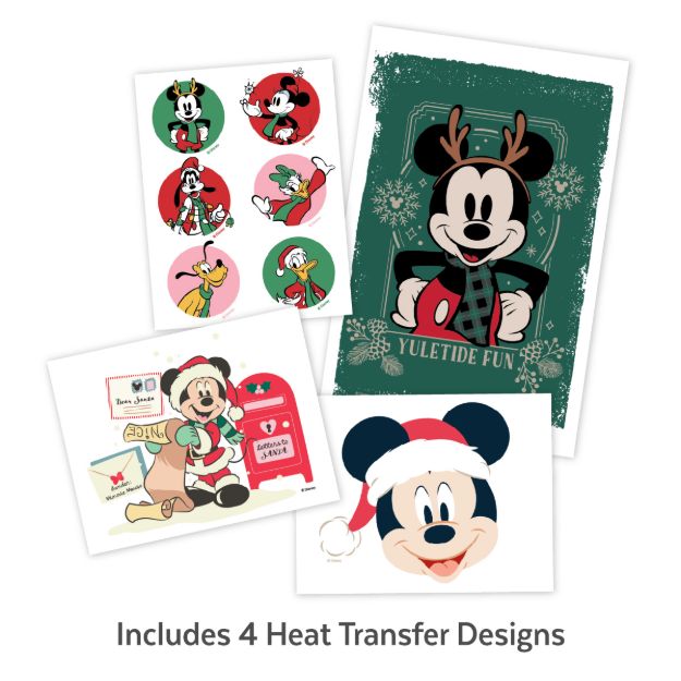 Disney Mickey & Friends Holiday Heat Transfer Collector's Bundle