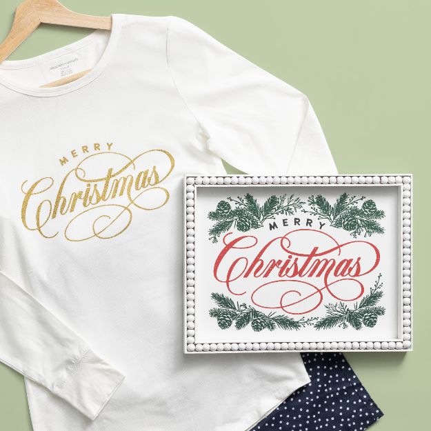 Merry Christmas & Pine