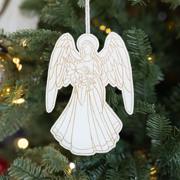 Poinsettia Angel Slimcut