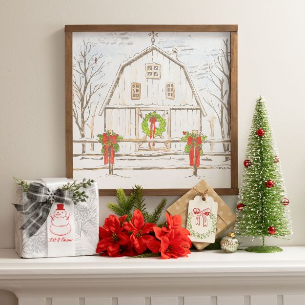 Winter Barn